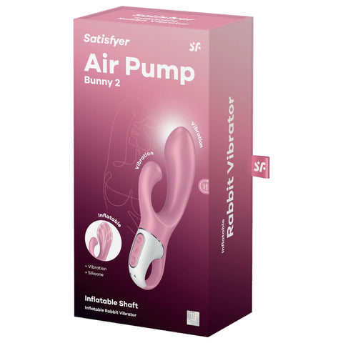Satisfyer Air Pump Bunny 2 täyttyvä rabbit-vibraattori