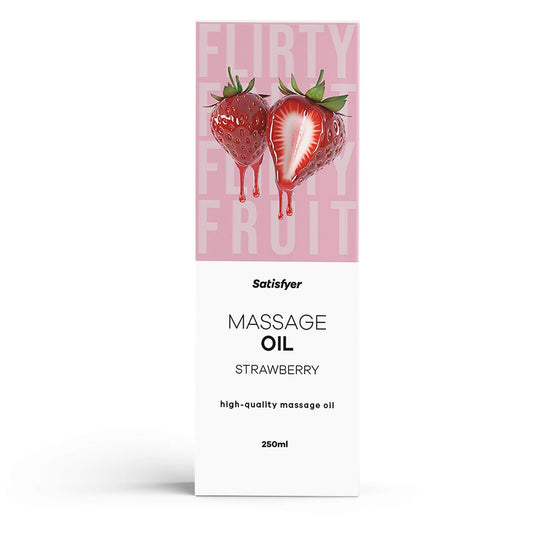 Satisfyer hierontaöljy mansikka 250 ml