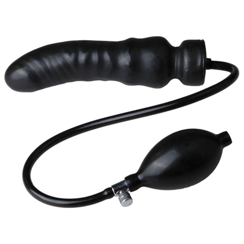 Pumpattava lateksidildo 20 cm