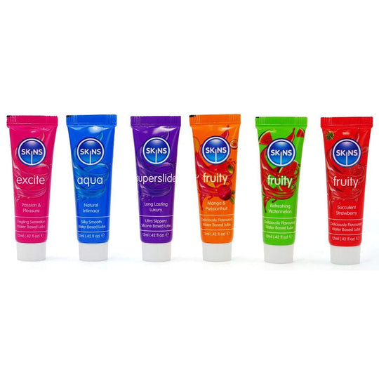 Skins liukuvoidesetti - Vital & Fruity 6 x 12ml