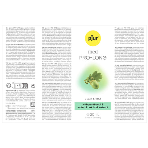 Pjur, Med Pro-Lange Spray