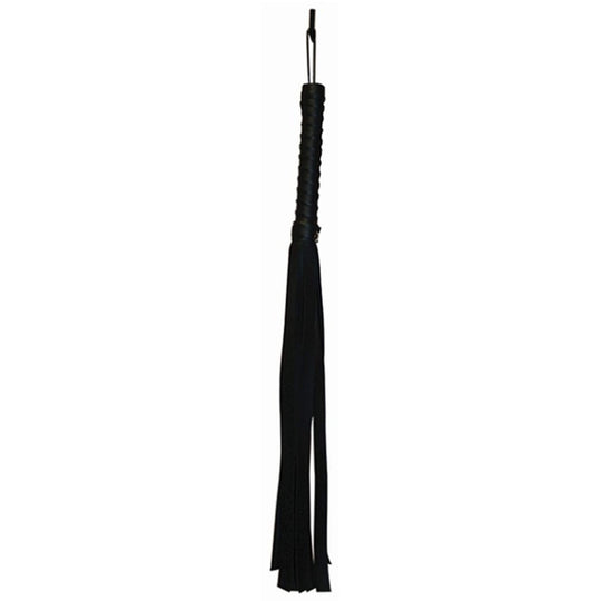 S&M - Black Faux Leather Flogger