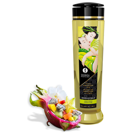 Shunga - Massageolie, onweerstaanbare Aziatische delicatesse