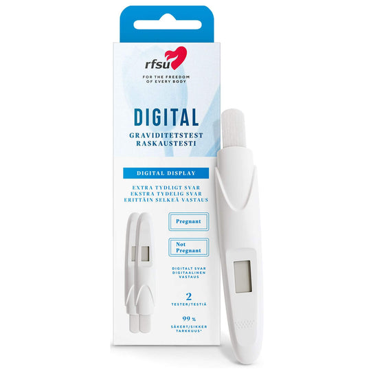 RFSU Digital -digitaalinen raskaustesti 2 kpl