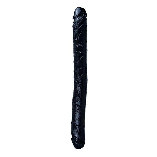 Musta tupladildo 39 cm