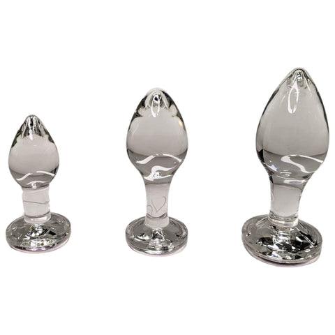 Lasianustappi jalokivellä