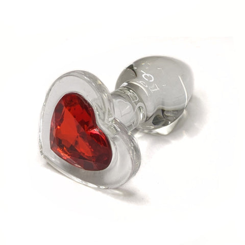 Lasianustappi sydänjalokivellä