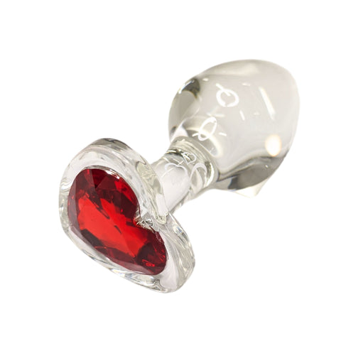 Lasianustappi sydänjalokivellä