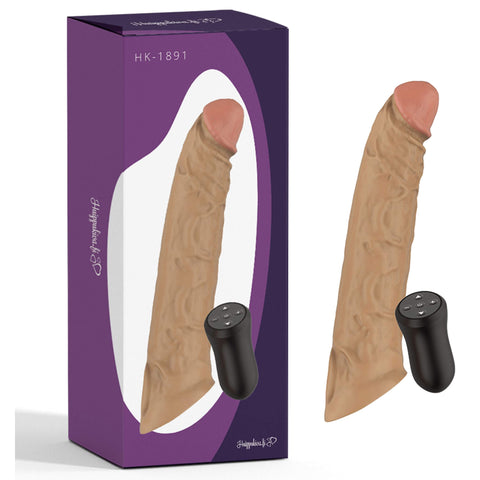 Realistinen penisjatke värisevällä terskalla