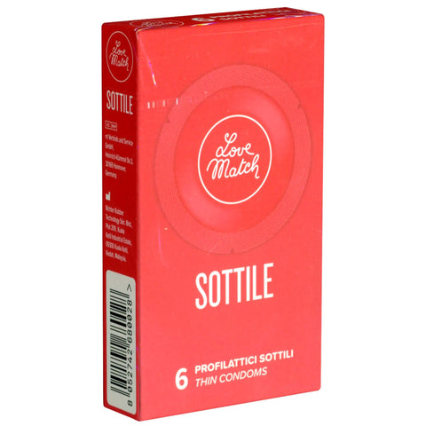 Love Match Sottile extra ohut kondomi 6 kpl