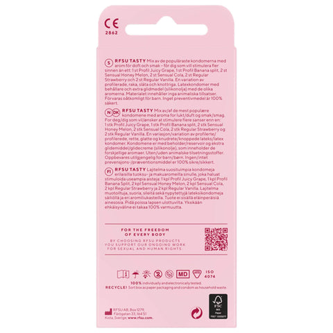 RFSU Zoet gearomatiseerd condoom 8 stuks