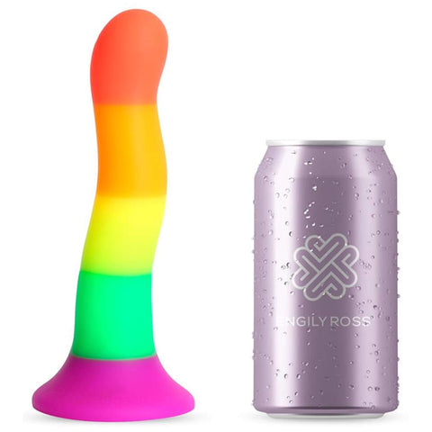 Sateenkaaridildo 18 cm