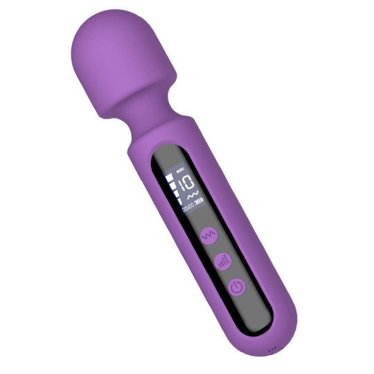 Whisper Wand vibraattori LED-näytöllä