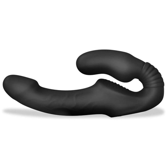 Strapless Strap-on vibraattorilla