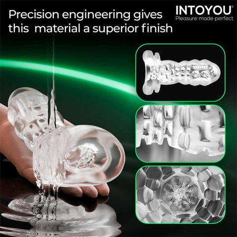 Automaattinen masturbaattori työntö-, värinä- ja lämmitystoiminnoilla
