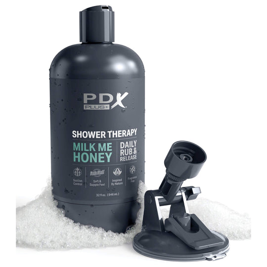 PDX masturbaattori shampoopullossa