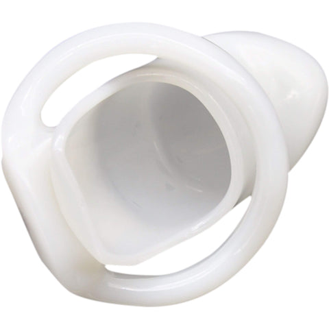 Siveysvyö 2.0, pieni koko, valkoinen hartsi, yläosa renkaalla ja ergonominen muoto.