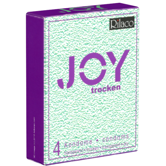 Rilaco Joy liukastamattomat kondomit 4 kpl
