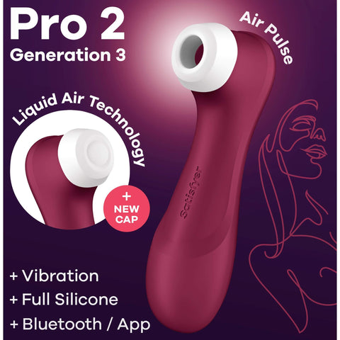 Satisfyer Pro 2 Generation 3 with Bluetooth app