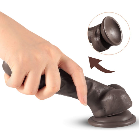 Realistic dildo, 18 cm