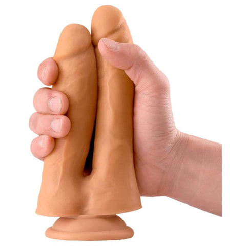 Double headed dildo, realistic