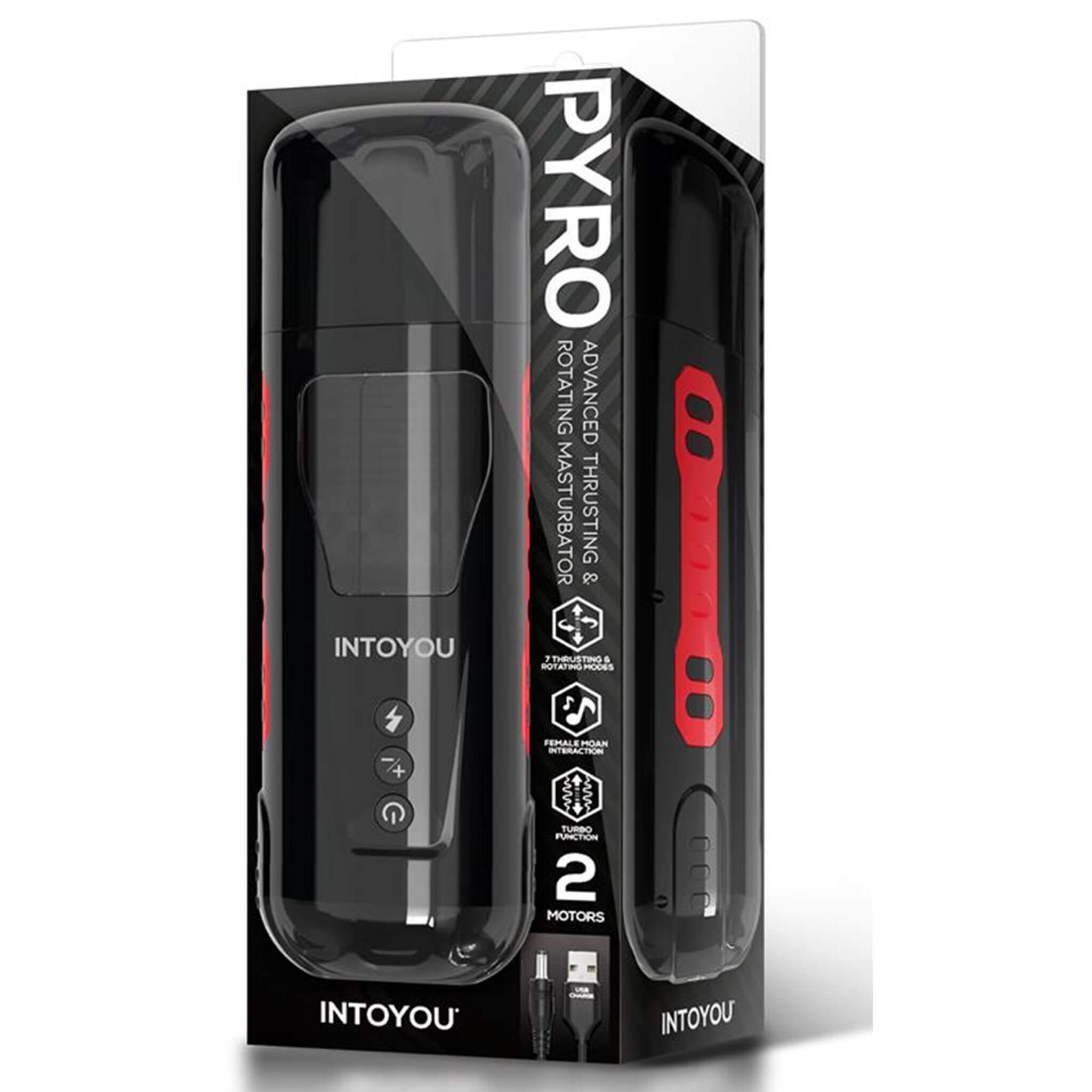 Blowjob machine Pyro - a pushing and rotating masturbator– Huippukiva