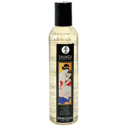 Shunga - Massage oil, rose