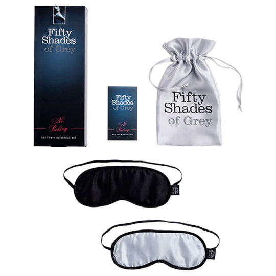 50 Shades of Grey - Soft Blindfold Twin Pack