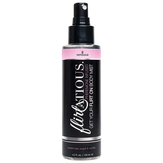 Sensuva - Flirtatious Vanilla, Sugar, & Sweet Pea Pheromone Body Mist, 125ml