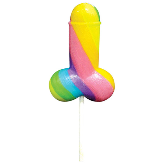 Rainbow penis sticker