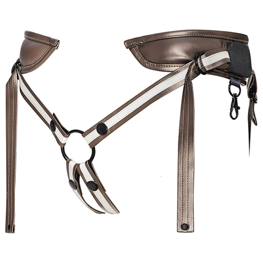 Strap-On-Me - Leatherette Harness Desirous