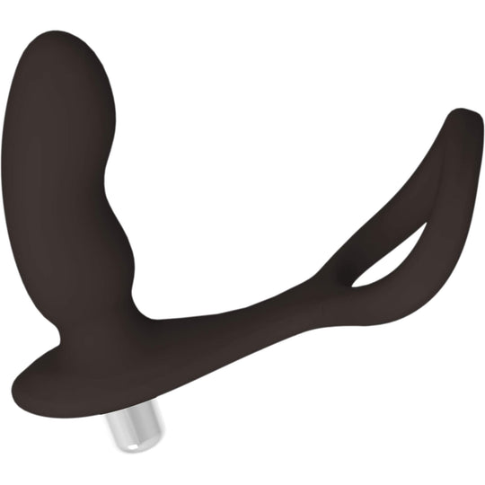 Vibrating penis ring with anustap