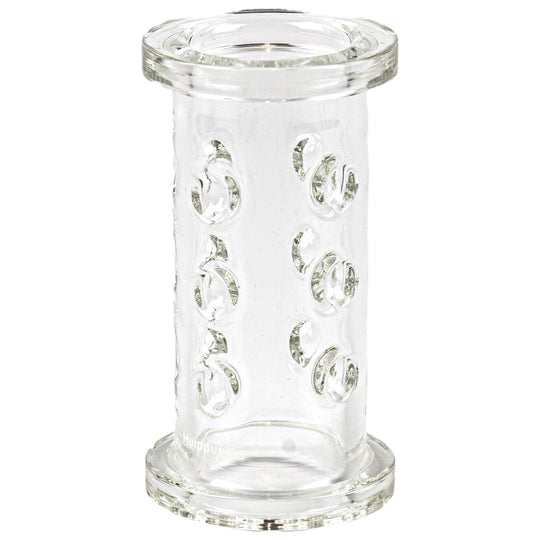 Glazen buis met hobbels