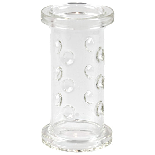 Glass tube with knuckles, large
