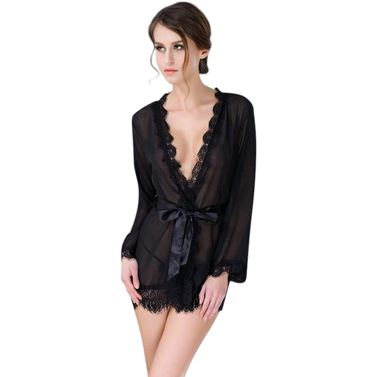 Sensual dressing gown
