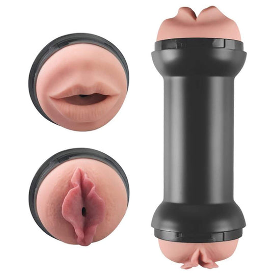 2 in 1 masturbator Mouth and Vagina